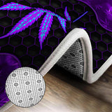 Magic Purple Leaf - Weed 3 Pieces Bathroom Mats Set