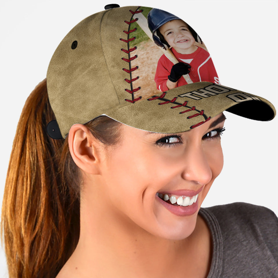 Never Give Up - Personalized Baseball Classic Cap
