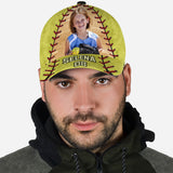 Play Like A Girl Try To Keep Up - Personalized Softball Classic Cap