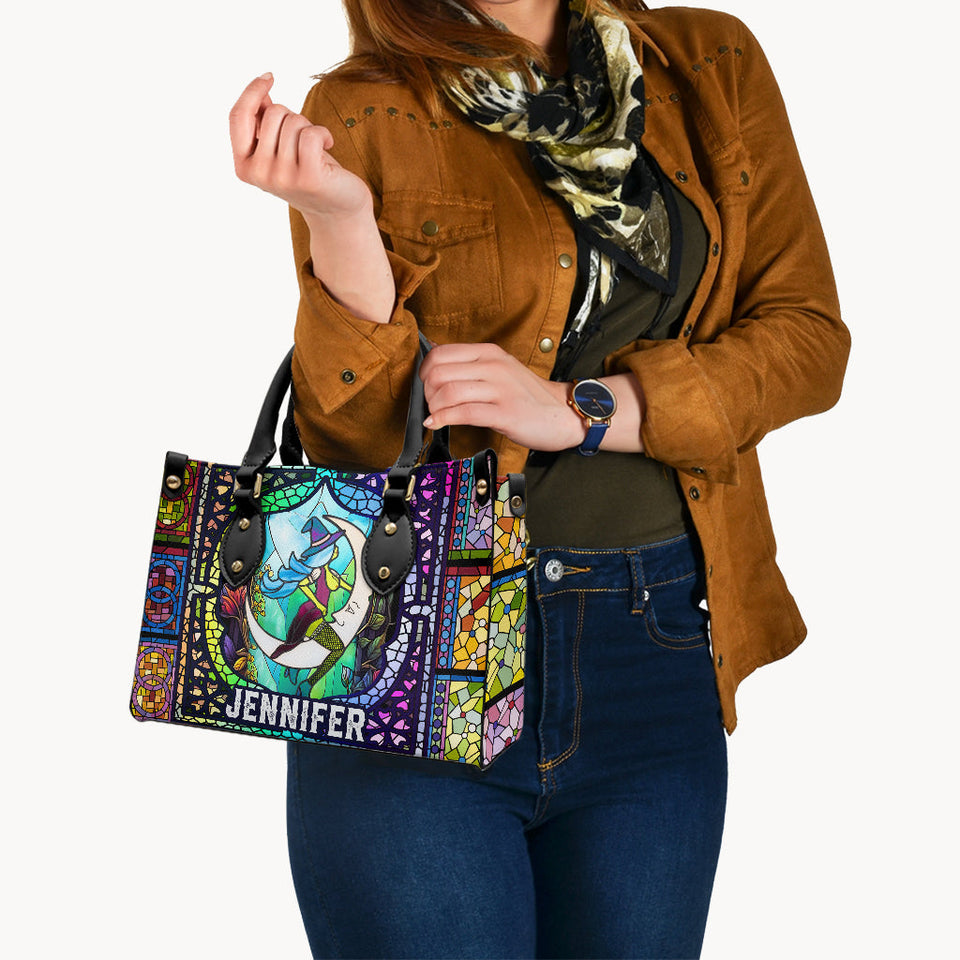 Witch Vibes - Personalized Witch Leather Handbag