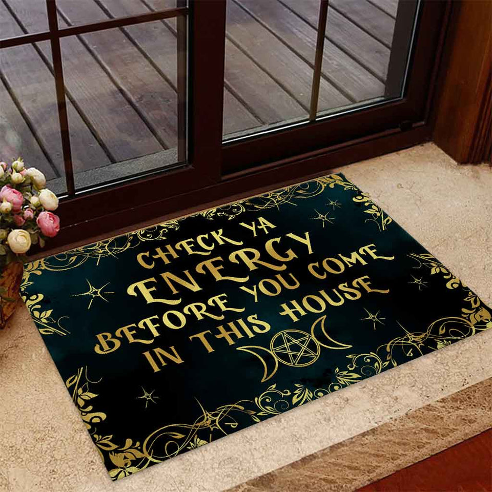 Check Ya Energy - Witch Doormat 1