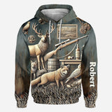 Best Hunter Ever - Personalized Hunting All Over Shirt
