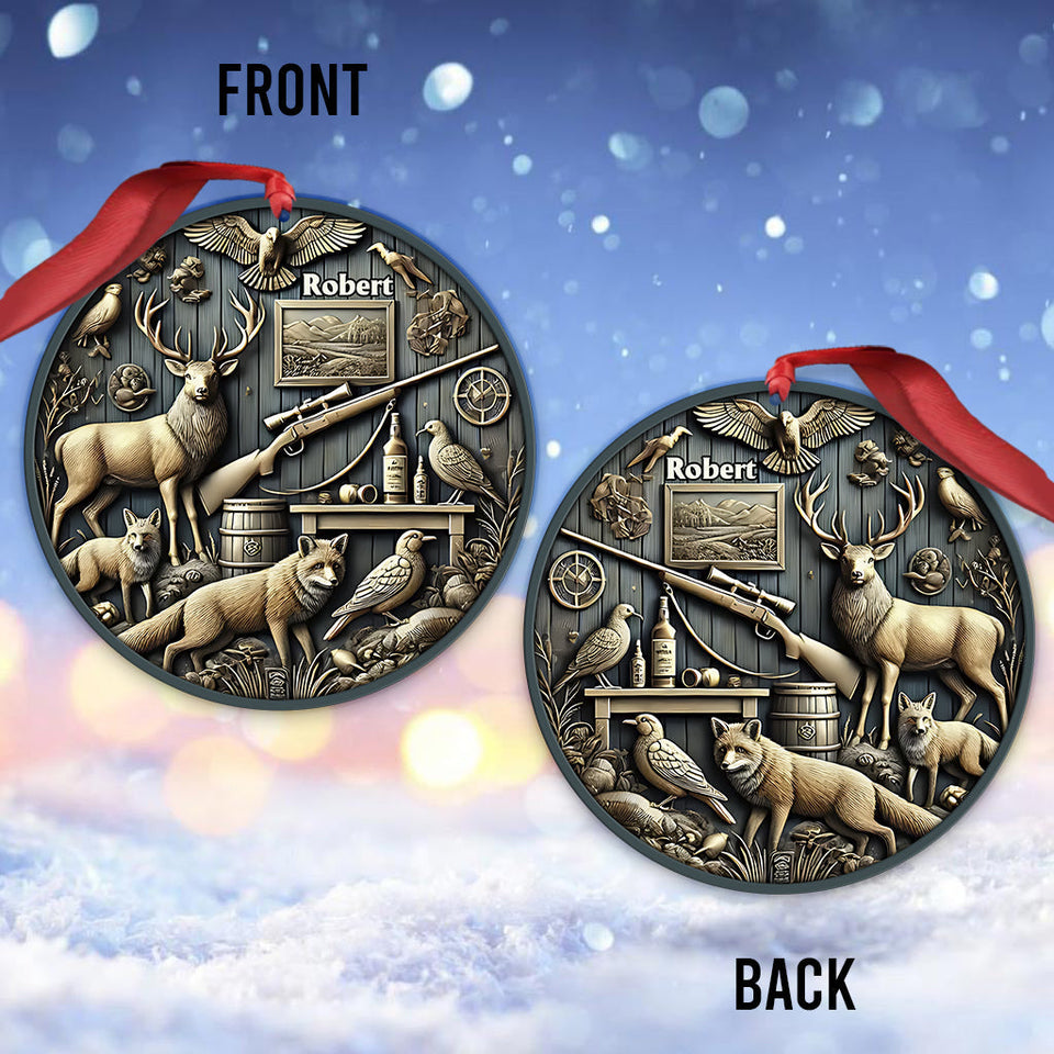 Best Hunter Ever - Personalized Hunting Ornament