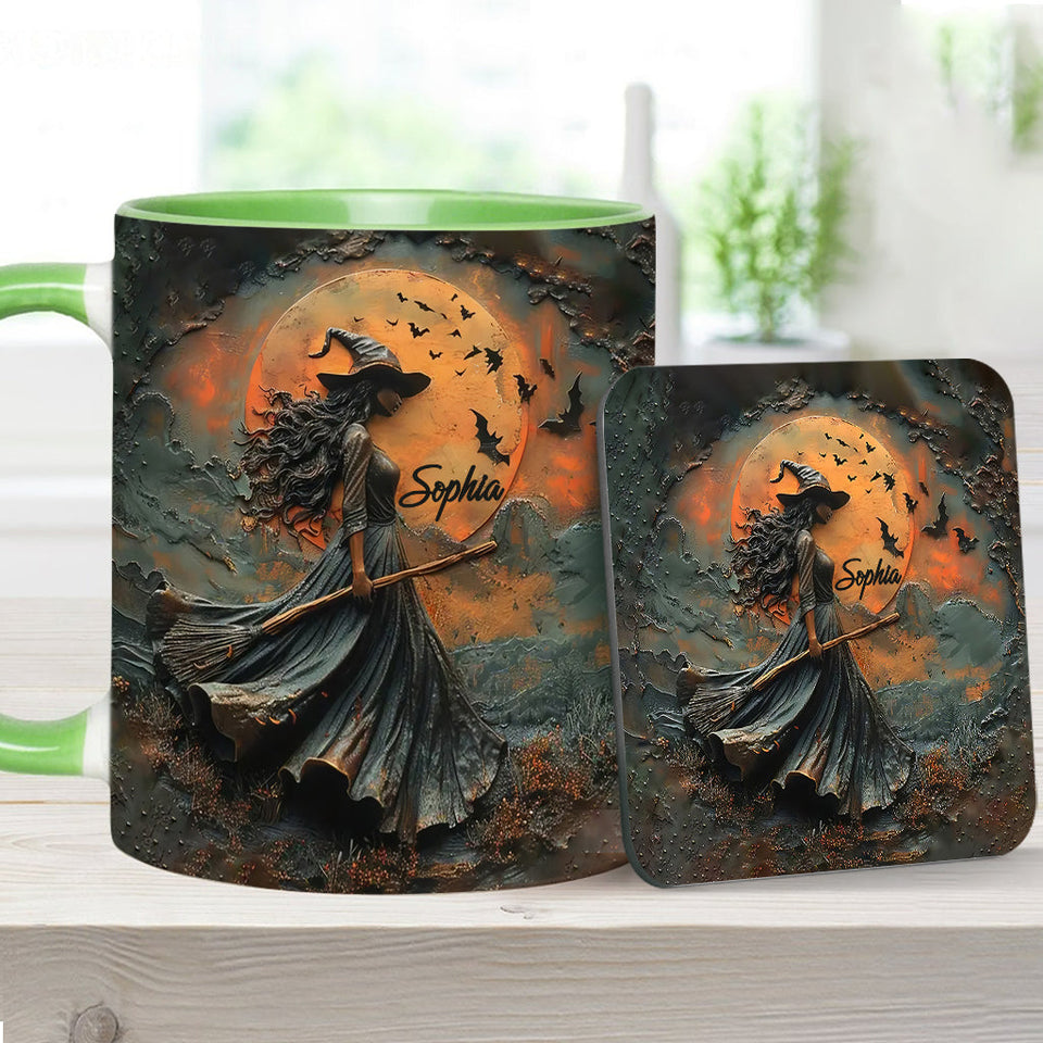 Beautiful Witch - Personalized Witch Accent Mug
