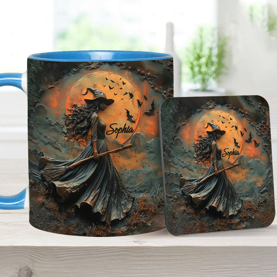 Beautiful Witch - Personalized Witch Accent Mug