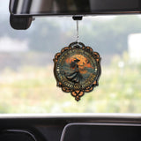 Smoke Of Air And Fire And Earth - Personalized Witch Car Ornament