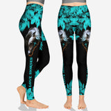 This Girl Runs On Jesus And Horses - Personalized Hoodie And Leggings