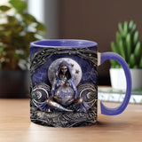 Moon Child - Personalized Witch Accent Mug