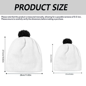 Floral Cross - Personalized Christian Beanie Hat