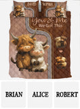You And Me We Got This - Personalized Quilt Set