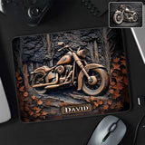 Time To Ride - Personalized Biker Mouse Pad