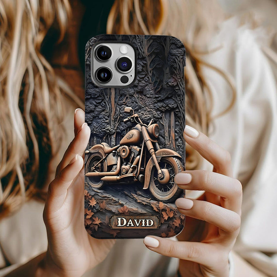 Time To Ride - Personalized Biker Full Print Phone Case