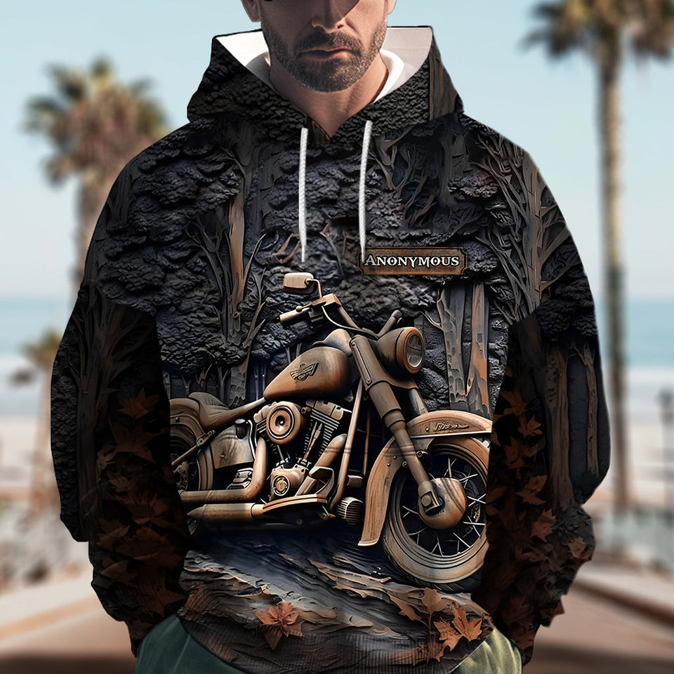 Time To Ride - Personalized Biker All Over Print Hoodie & Classic Cap