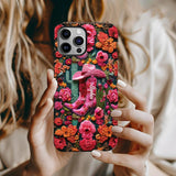 Pink Cowgirl - Personalized Country Girl Full Print Phone Case