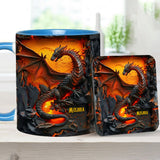 Love Dragons - Personalized Dragon Accent Mug