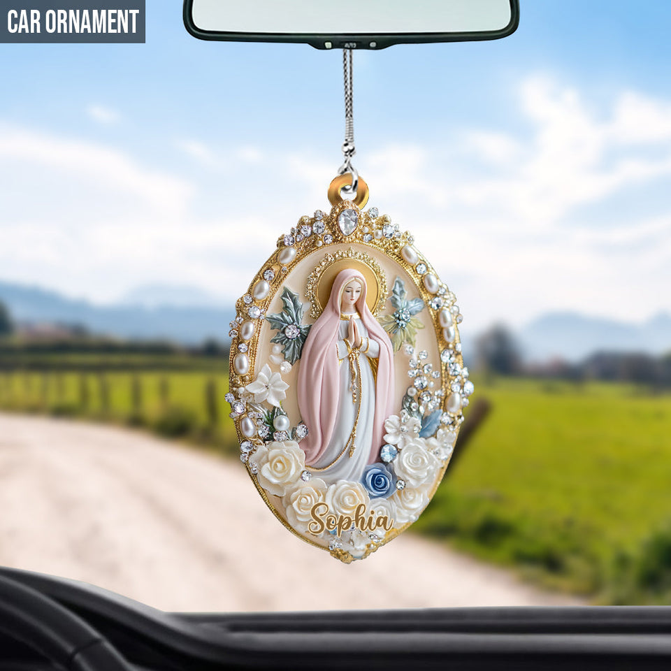 Croyant - Ornement de voiture chrétien personnalisé