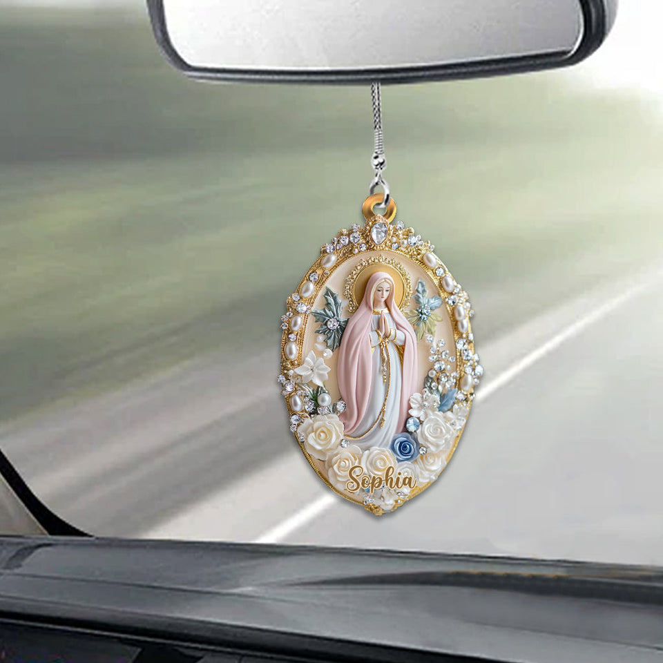 Croyant - Ornement de voiture chrétien personnalisé