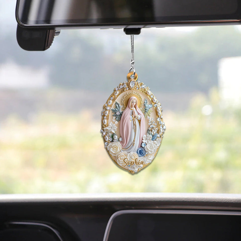 Croyant - Ornement de voiture chrétien personnalisé