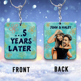 Years Later - Personalized Couple Keychain