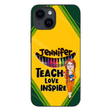 Teach Love Inspire - Personalized Teacher Phone Case