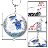 Salty Soul - Personalized Turtle Transparent Keychain