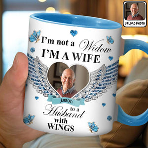 Je ne suis pas veuve - Mug commémoratif personnalisé