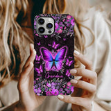 Grandma's Butterflies - Personalized Grandma Full Print Phone Case