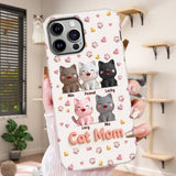 Cat Mom - Personalized Cat Full Print Phone Case