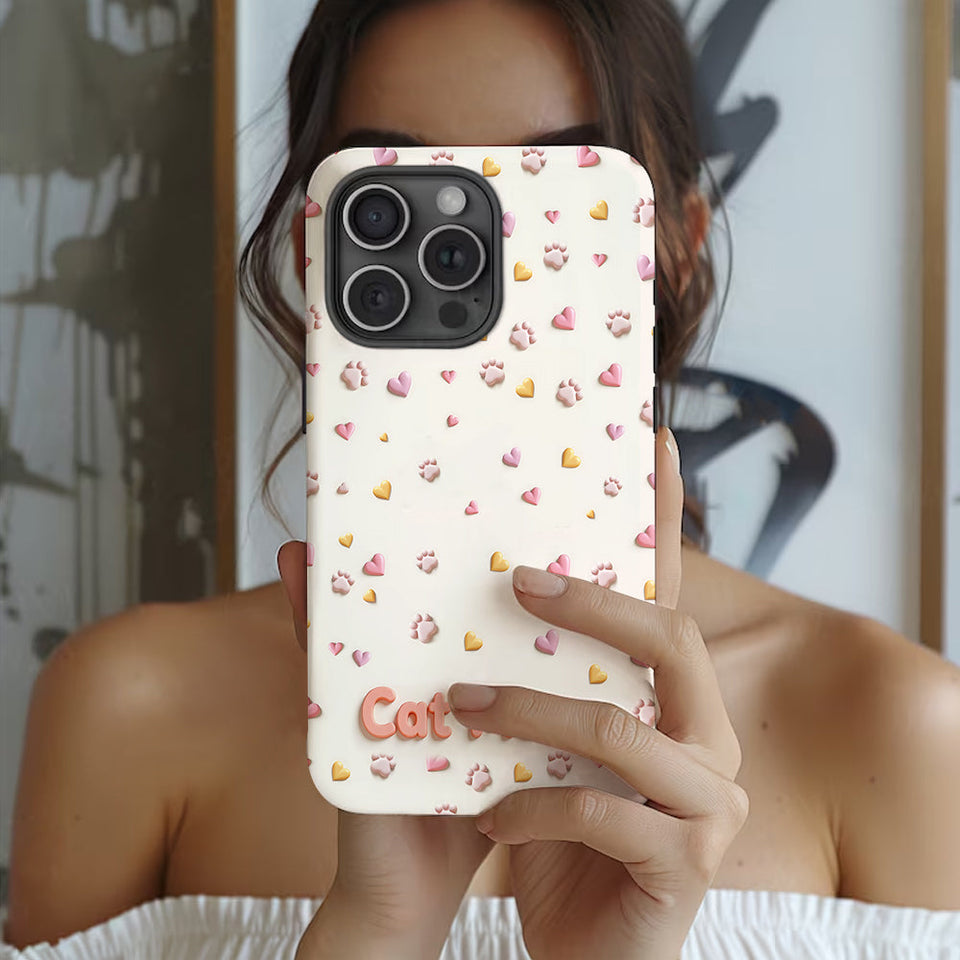 Cat Mom - Personalized Cat Full Print Phone Case