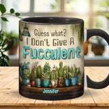 Guess What? - Personalized Gardening Accent Mug