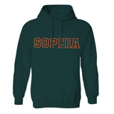 Custom Name - Personalized Step Mom Embroidered Hoodie