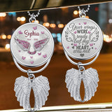Your Wings Were Ready But My Heart Was Not - Personalized Memorial Wings Ornament