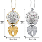 Your Wings Were Ready But My Heart Was Not - Personalized Memorial Wings Ornament