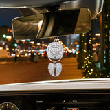 Your Wings Were Ready But My Heart Was Not - Personalized Memorial Wings Ornament