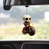 Stylish Biker - Personalized Biker Car Ornament