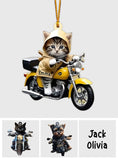 Cute Biker - Personalized Biker Ornament