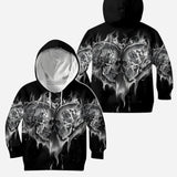 Love Skulls - Personalized Skull Hoodie and Leggings