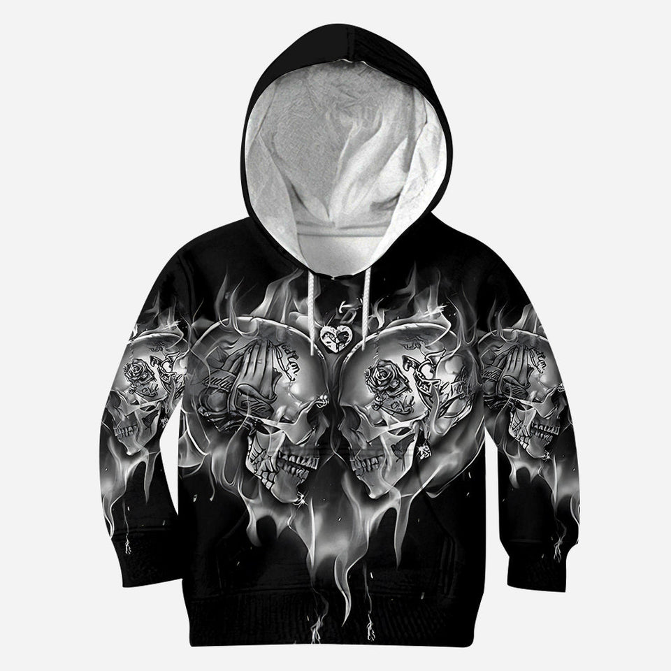 Love Skulls - Personalized Skull Hoodie and Leggings