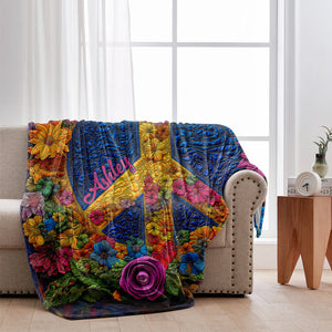 Hippie Soul - Personalized Hippie Blanket