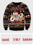 It's The Most Wonderful Time - Personalized Beer Ugly Sweater