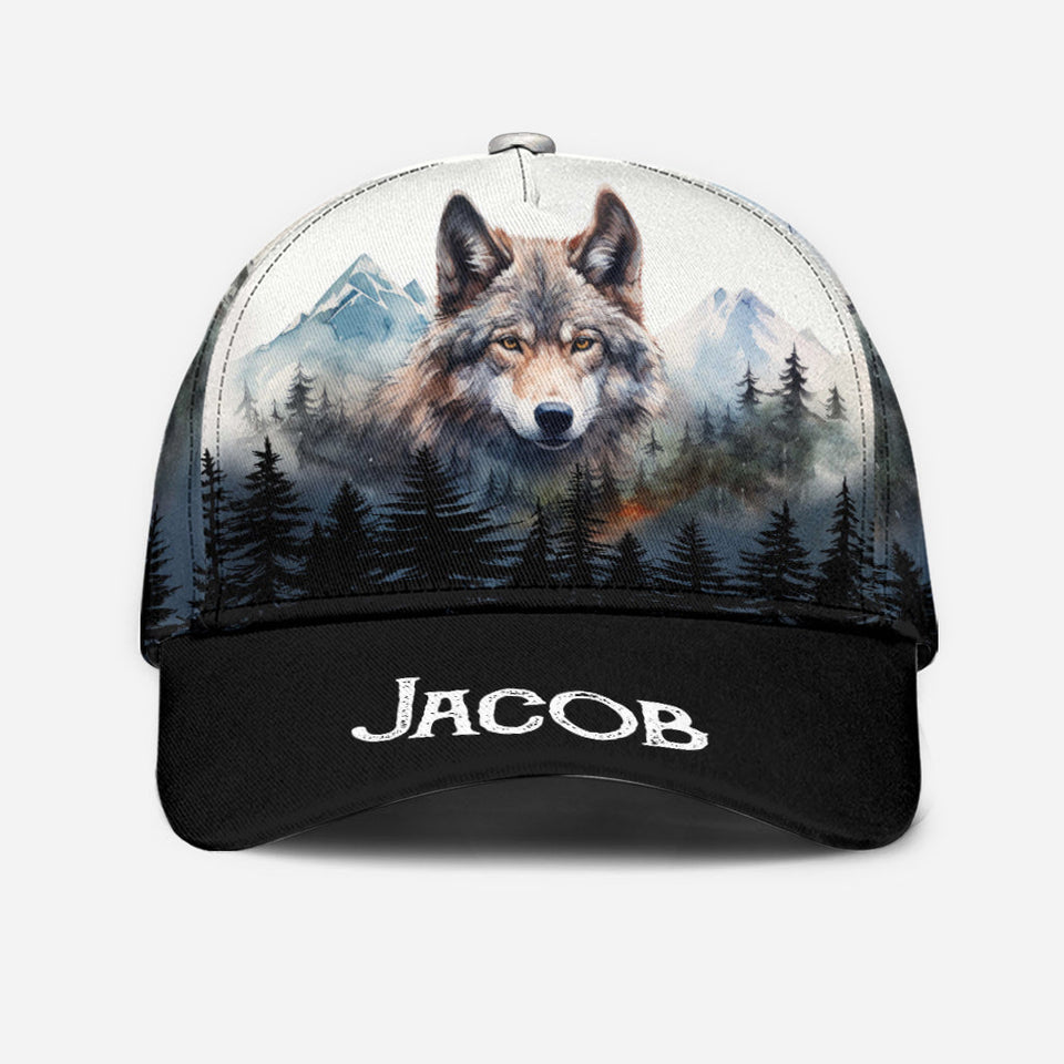 Awesome wolf - Personalized Wolf Classic Cap
