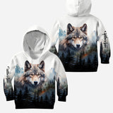 Strong Wolf - Personalized Wolf Hoodie and Leggings