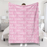 Custom Dog Name Pattern - Personalized Dog Blanket