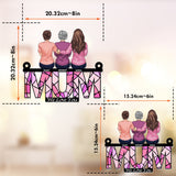 Mum We Love You - Personalized Mother Window Hanging Suncatcher Ornament