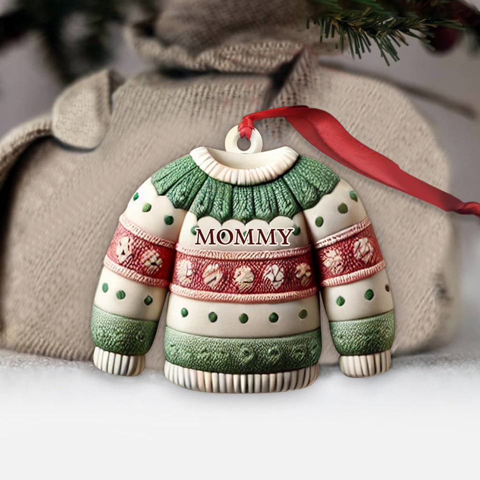 Winter Beanie Hat Christmas - Personalized Family Ornament