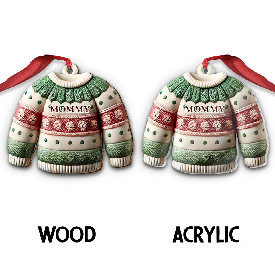Winter Beanie Hat Christmas - Personalized Family Ornament