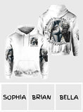 If The Booty Is Round I Gotta Pound - Personalized Skull All Over Shirt