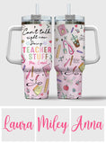Teacher Stuff - Personalized Teacher Tumbler With Handle