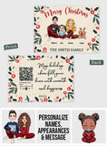 Merry Christmas - Personalized Family Greeting Card