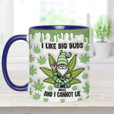 I Like Big Buds And I Cannot Lie - Personalized Weed Accent Mug
